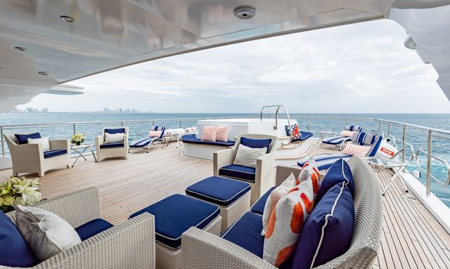 Kajak yacht Part-Enclosed Sundeck