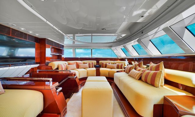 Bad Girl yacht Observation Lounge