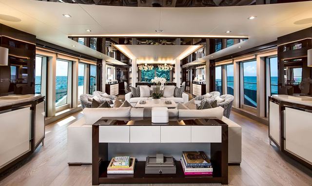 Captain Morgan III yacht Flexible Salon Layout