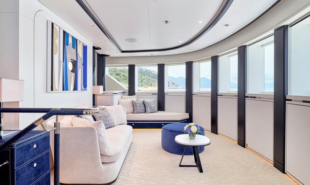 Ora yacht Owner's Suite Panorama