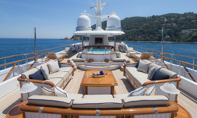 Katharine yacht Sun Deck Features