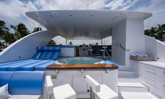 Artemis II yacht Captivating Sundeck