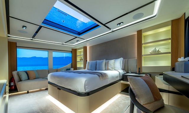 Sandbank yacht Impressive Skylights