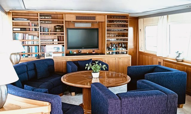 Mathilda I yacht Teak Interior