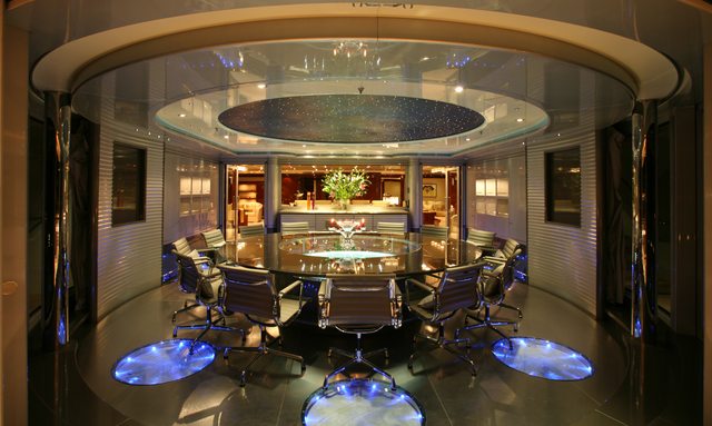 Ambrosia yacht Stargate Dining Room 