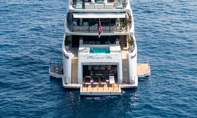 Rose d'Or yacht Three Sides Open to the Water