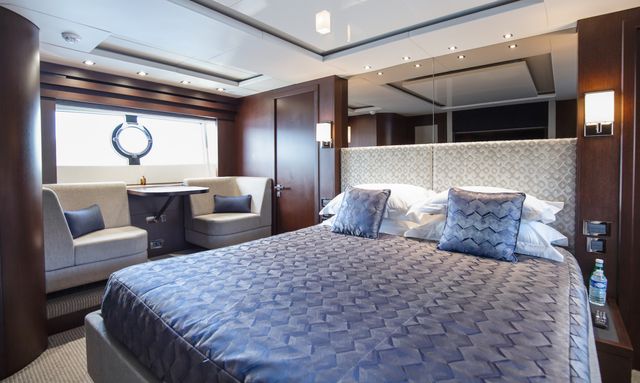 Insomnia yacht Master Stateroom