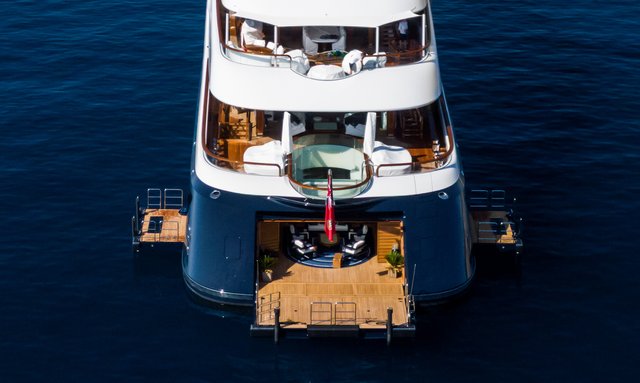 Faith yacht Tiered Stern With Pool