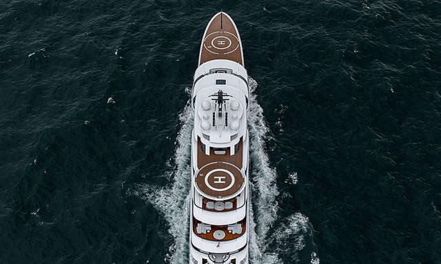 Scheherazade yacht Two Helipads