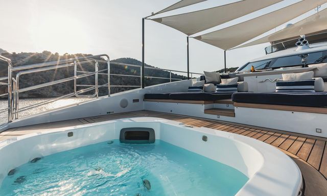 Koosha I yacht Portuguese Bridge Jacuzzi