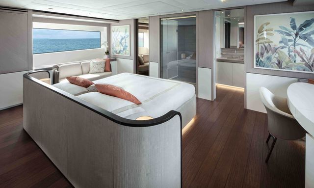 Sophia yacht Owner’s Cabin