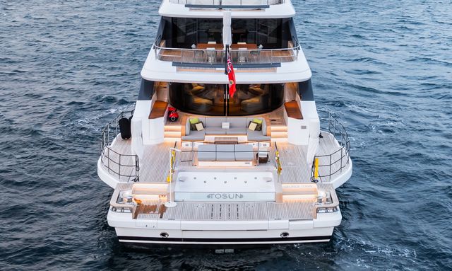 Tosun yacht Oasis Deck® Stern Design