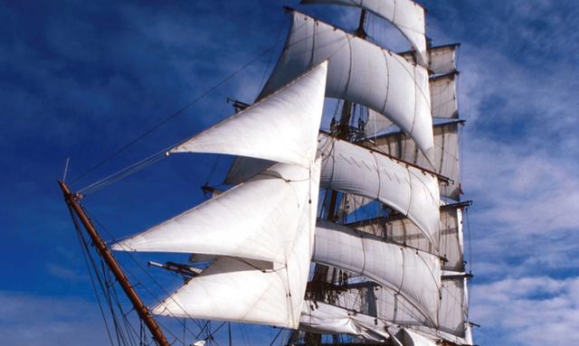 Stad Amsterdam yacht True Square-Rigged Clipper Sailplan