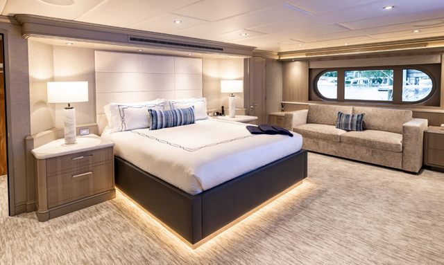 No Bad Ideas yacht On-Deck Master Suite