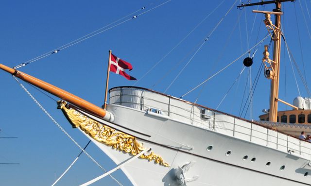 Dannebrog yacht Danish Royal Yacht