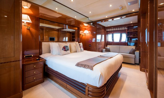 Rebecca V yacht Luxurious Staterooms