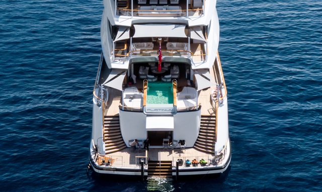 Platinum yacht Pool Deck With Cinema Above