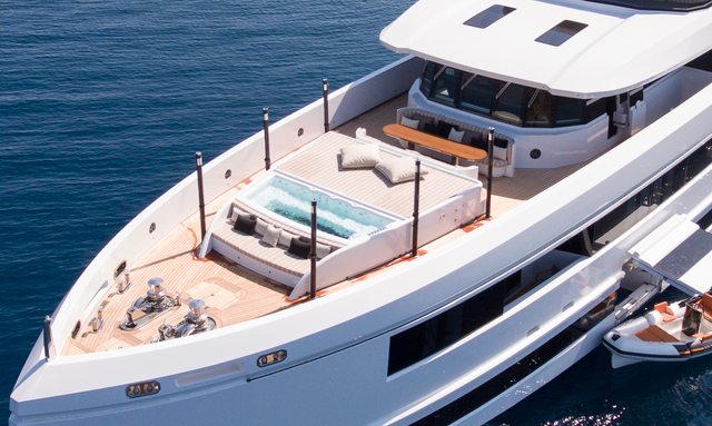 Aquarius yacht Two Distinct Pool Areas