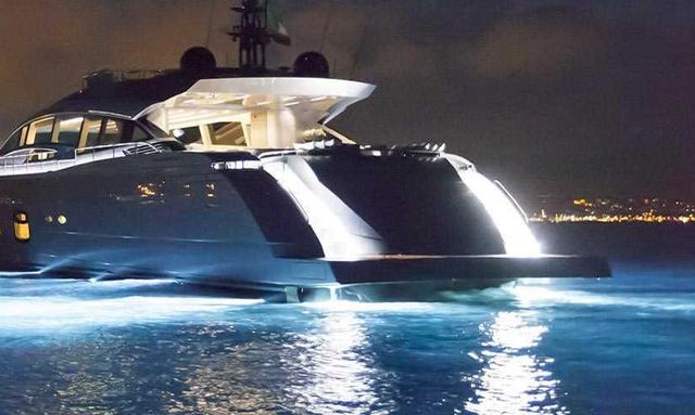 Aldebaran III yacht Concealed Tender Garage