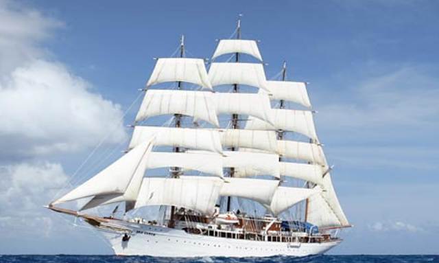 Sea Cloud yacht Four-Masted Barque Rig