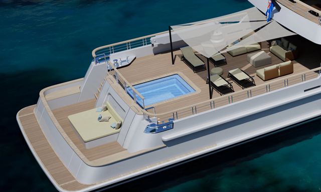 Project Freedom yacht Leisure Version With Pool & Garage