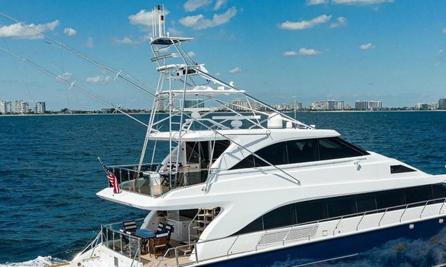 The Crown Royal yacht Tower and Outriggers