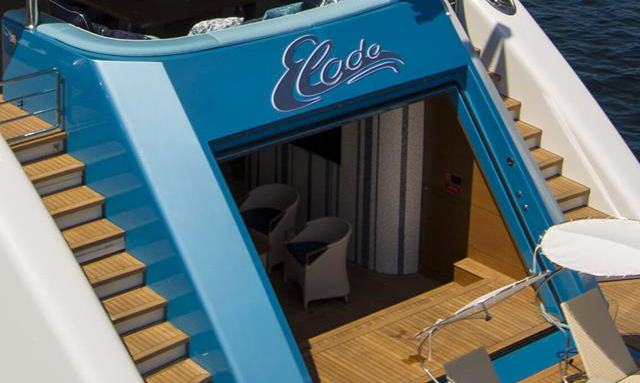 Elada yacht Striking Turquoise Accents