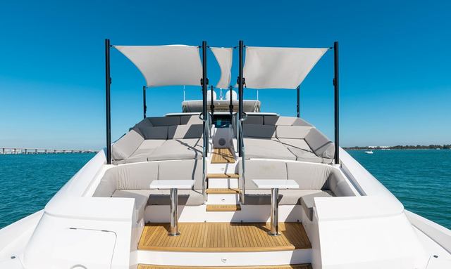 Adagio yacht Split Foredeck Theatre