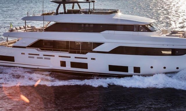 Kiki V yacht Extensive glazing across all decks