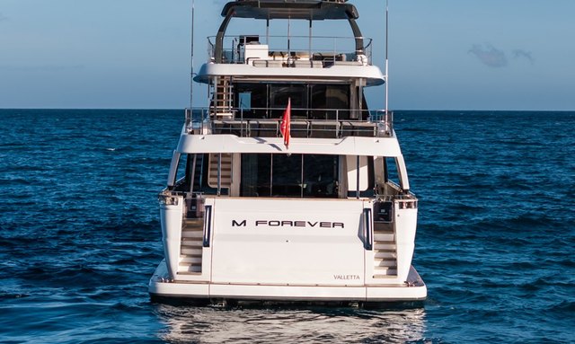 M Forever yacht Tender Garage with Swim Platform