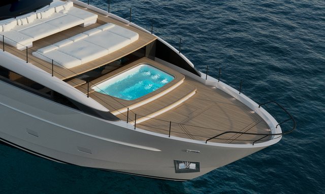 Amazing Grace yacht Sculpted Foredeck Lounge