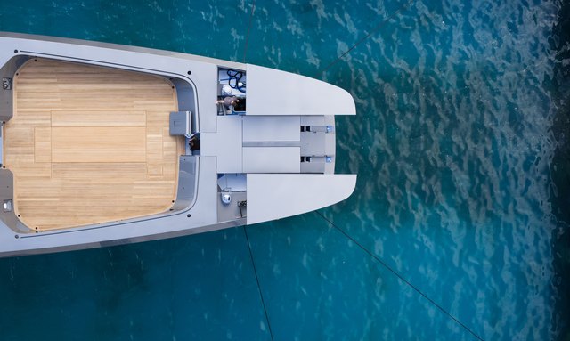 Atlantide yacht Retractable Foredeck Storage System