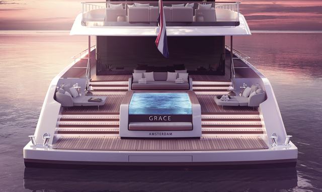 Project Grace yacht Infinity Pool