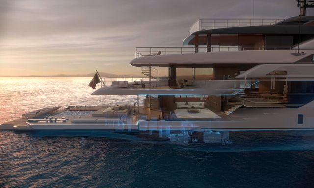 Contigo yacht Hidden Engine Room