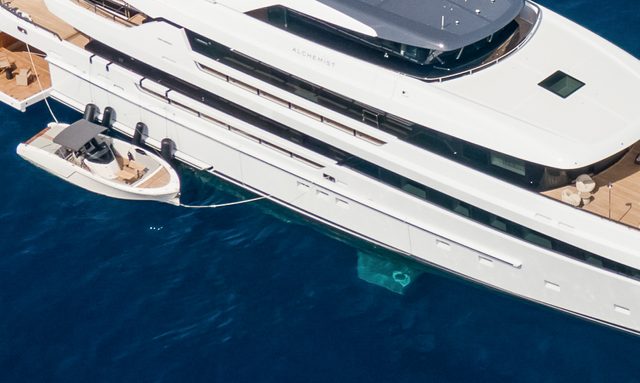 Alchemist yacht Twin Tender Garages