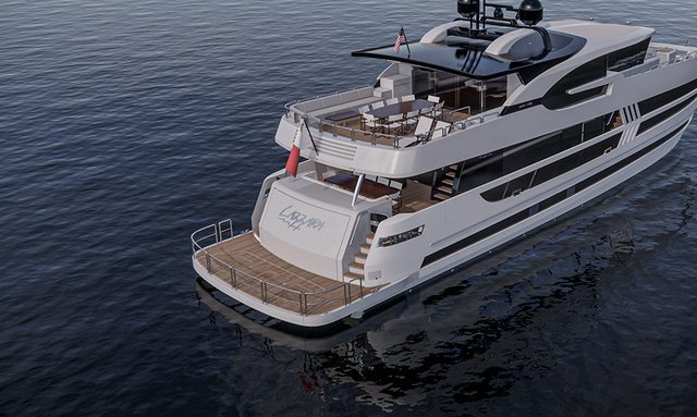 Lazzara UHV 100/01 yacht Full Beach Club Experience