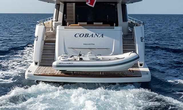 Sarah Anne yacht Hydraulic Swim Platform & Garage