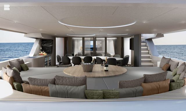 Yasmin yacht Flexible Dining