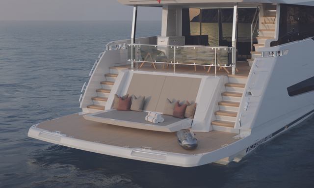 Manhattan 94/ 01 yacht X-TEND Changes the Stern