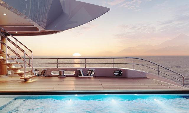 Feadship 827 yacht Exterior Pool