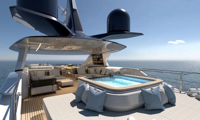 Queen Yaz yacht Sun Deck 
