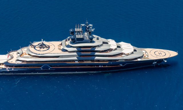 Luminance yacht Twin Helipads