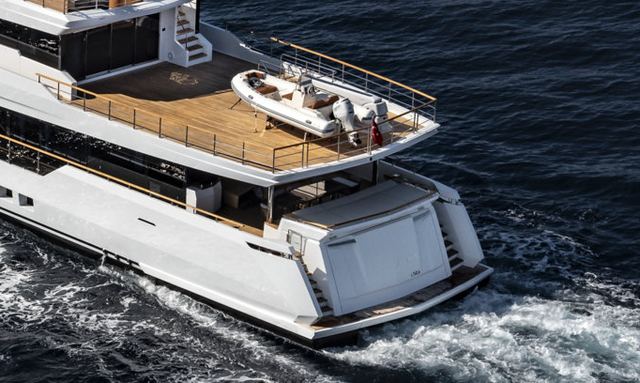 Numarine 37XP / 23 yacht A Tender Deck That Becomes Guest Space