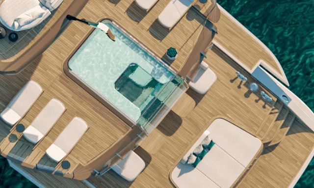 42 Exuma/ 01 yacht Aft Pool Terrace