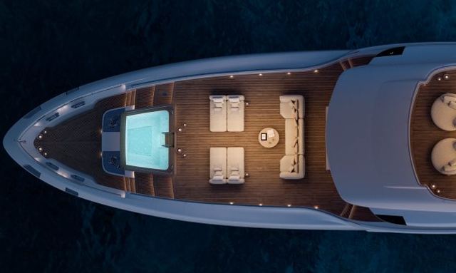 Fortitude¹ yacht Foredeck Pool Retreat