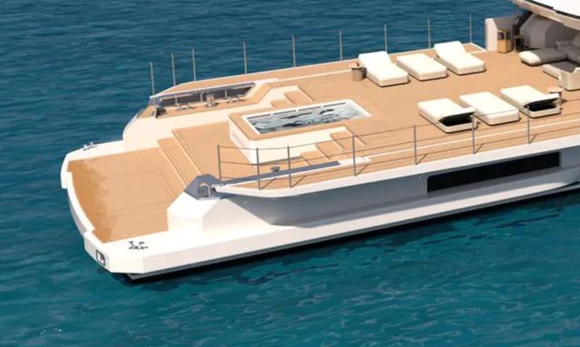 Crossover 47/01 yacht Aft Deck Or Beach Club? Both.