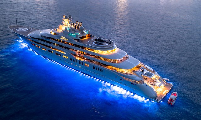 Dilbar yacht Underwater Lights