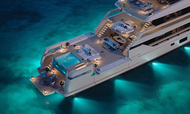 O'Neiro yacht Infinity Pool & Expanding Beach Club
