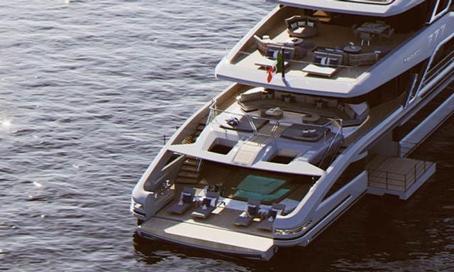 Baglietto T60/ 03 yacht Wellness-Focused Beach Club