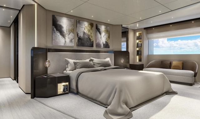 Pazienza yacht Luxurious Owner’s Suite